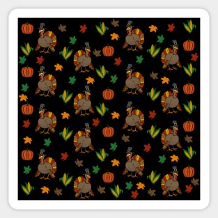 Thanksgiving Turkey pattern Sticker